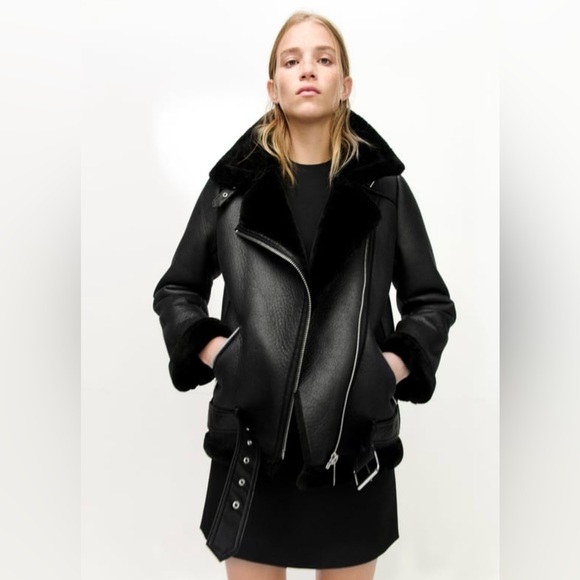 COLLECTION DOUBLE-FACED BIKER JACKET - Picture 7 of 7